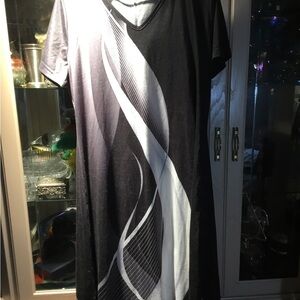 Black and White Graphic dress